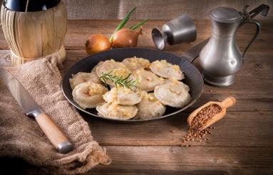 Pierogi z kaszą gryczaną
