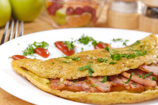 Przepis na omlet z krabami - frittata al granchio